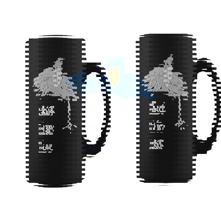 ハシビロコウさん 『ウェルカム』どうぶつフレンズ 動物園の生き物 大きな鳥 コーヒーマグ