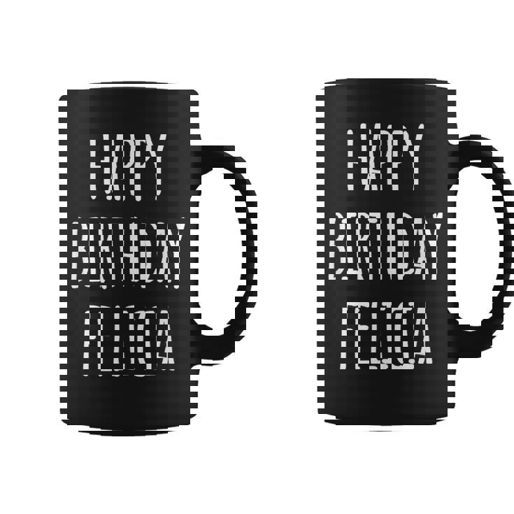 ハッピーバースデーフェリシア コーヒーマグ