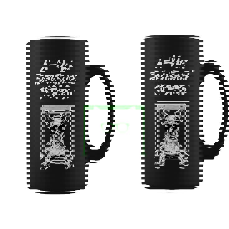 ハードルは高いほどくぐりやすい チワワ グッズ 犬 おもしろ 面白い ネタ 笑える コーヒーマグ