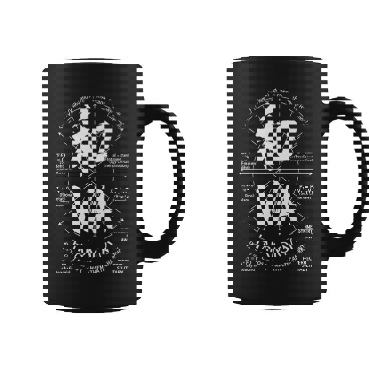 ハーモニー 漢字 和 天秤 解剖学 日本土産 長袖tシャツ コーヒーマグ