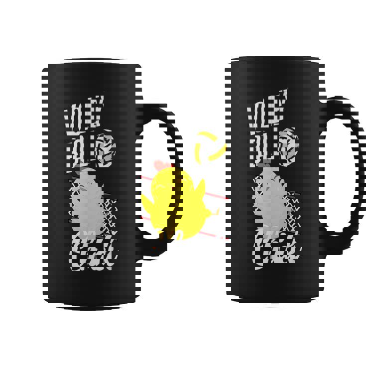 バレーボール ひよこ おもしろバレーボール コーヒーマグ