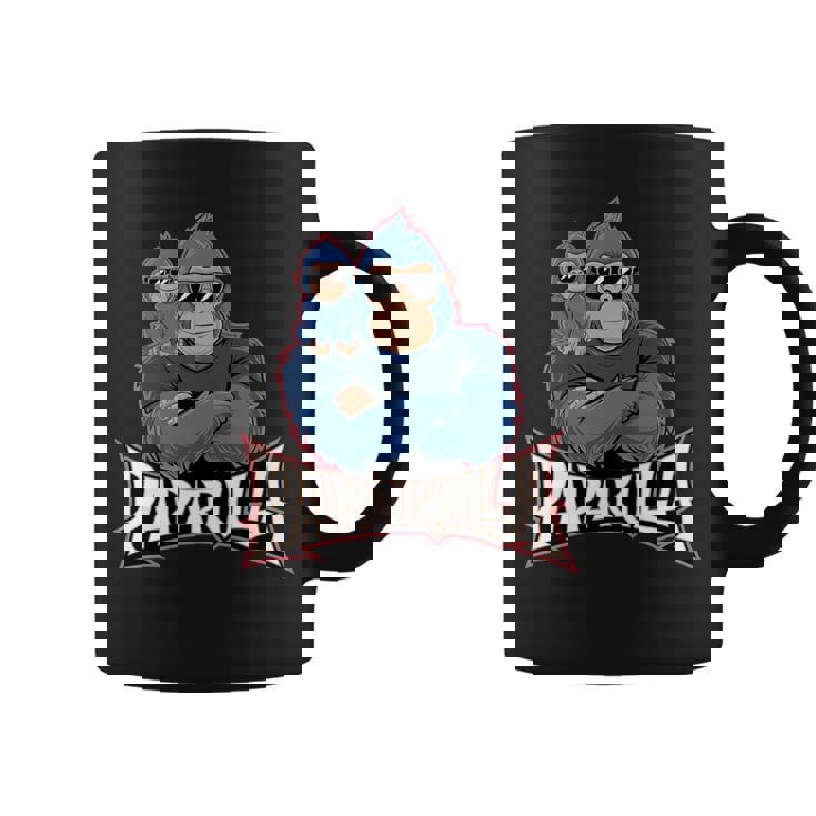 パパリラ 父娘ゴリラ 長袖tシャツ コーヒーマグ