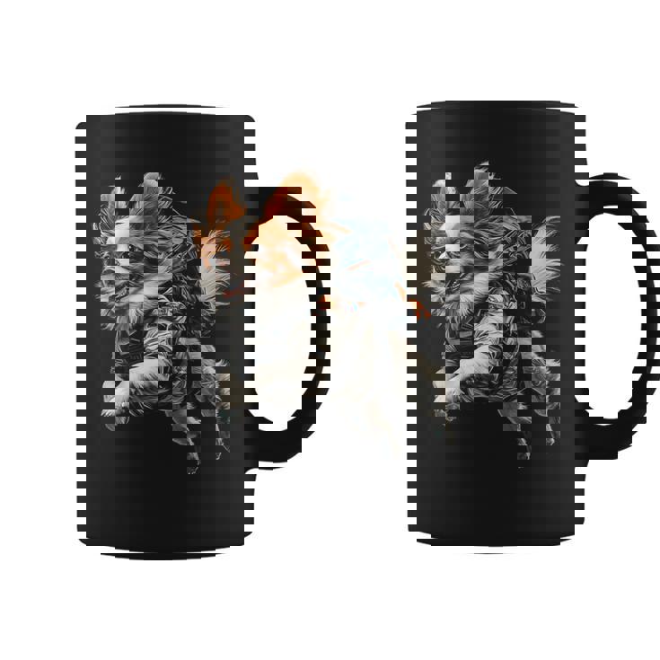 パピヨン 犬 モチーフ ペット イラスト パピヨン コーヒーマグ