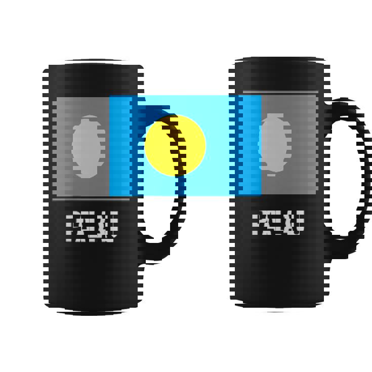 パラオの国旗 コーヒーマグ