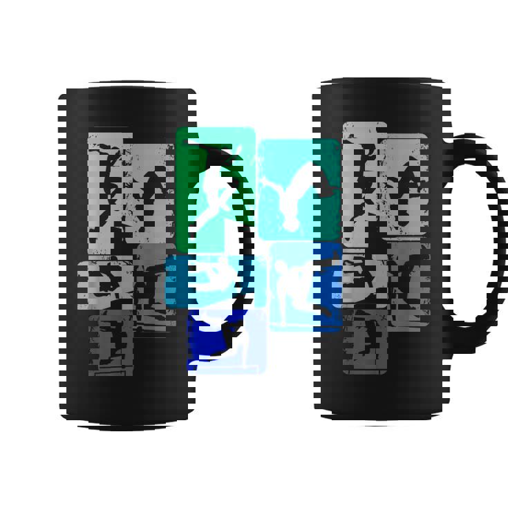 パルクールトレーサーフリーランナーフリーランニングキッズボーイズメンズ コーヒーマグ