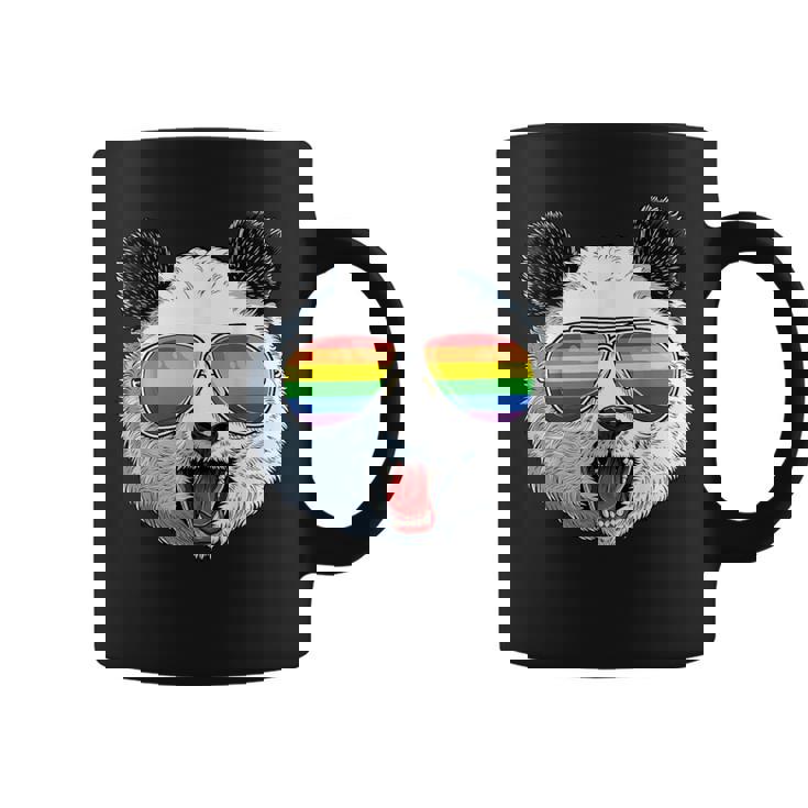 パンダ ゲイプライド Lgbt レインボーフラッグ サングラス Lgbtqギフト コーヒーマグ
