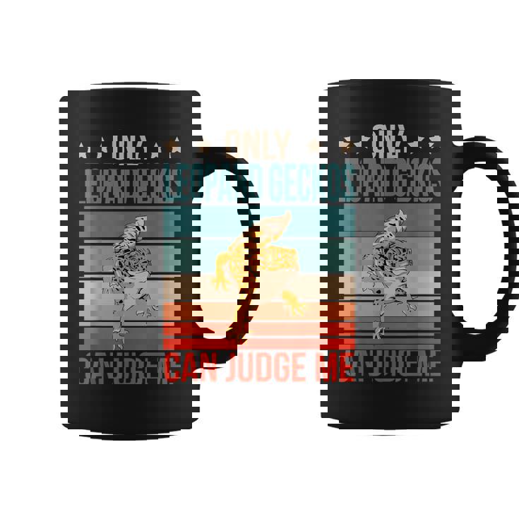 ヒョウモントカゲモドキは私を判断できる トカゲ 爬虫類 ヒョウモントカゲモドキ コーヒーマグ