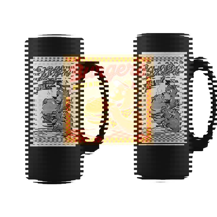 ビンテージ Burgers Biggest In Town ベア ハンバーガー ショップ コーヒーマグ