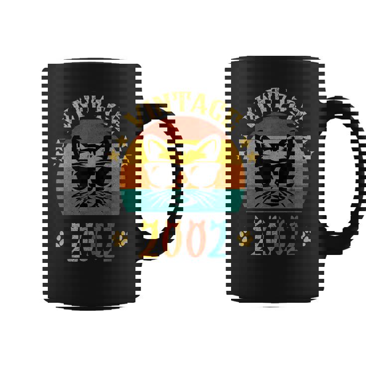 ビンテージファニーキャットシャツ 誕生日プレゼント 2002 メンズ レディース 23歳 コーヒーマグ