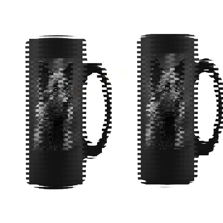 ビンテージ秋田犬 シネマティック写真 コーヒーマグ