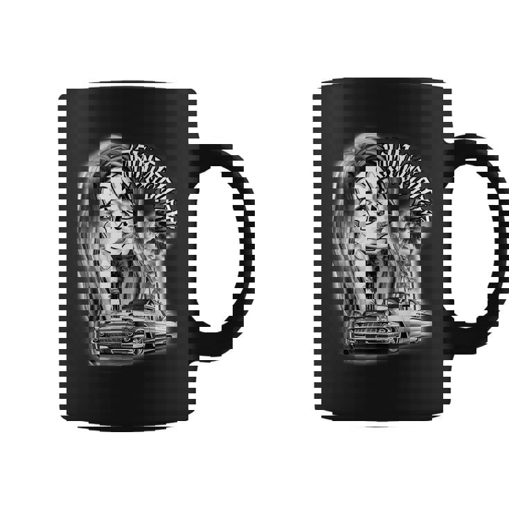 ピエロガール パヤサ×チカーノ ローライダーギャングスターブラックワーク コーヒーマグ