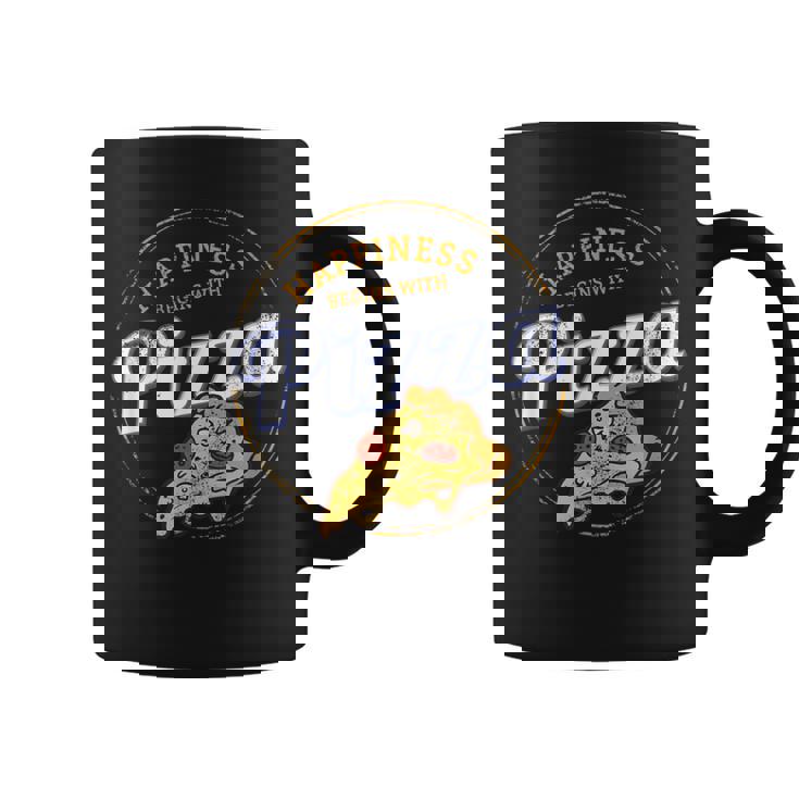 ピザナポリタンレトロスナックビンテージチーズデザイン コーヒーマグ