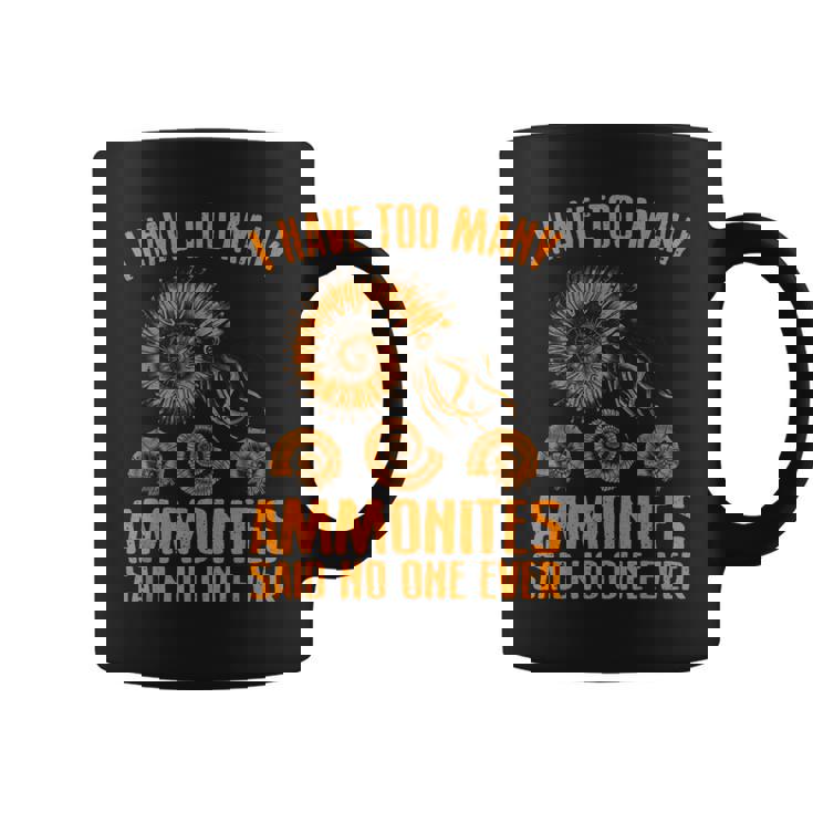 ファニー アンモナイト 化石ギフト メンズ レディース クールな貝殻 ラブ コーヒーマグ