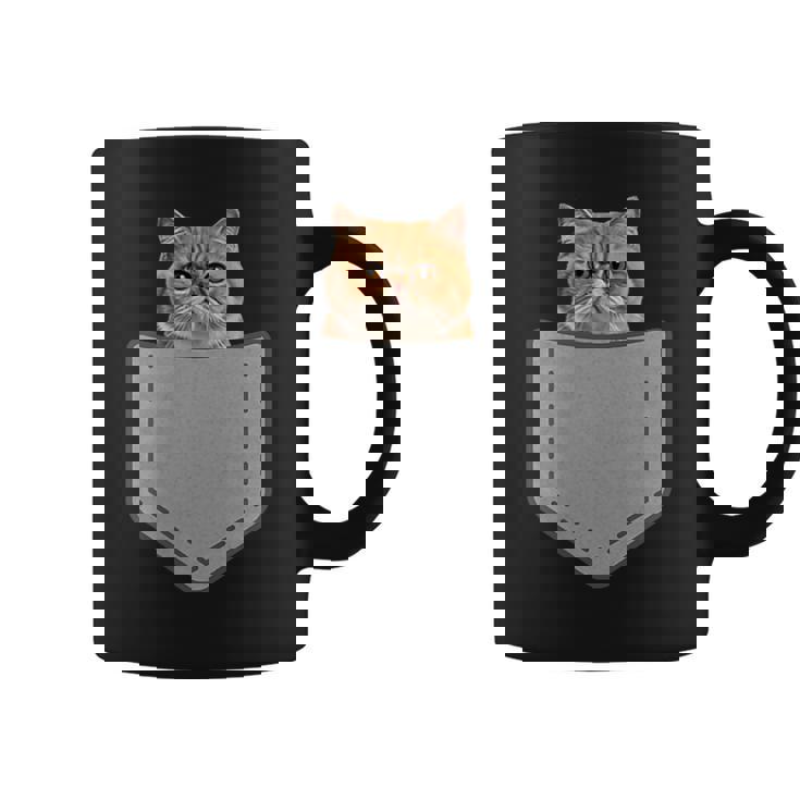 ファニーエキゾチックショートヘア猫 コーヒーマグ