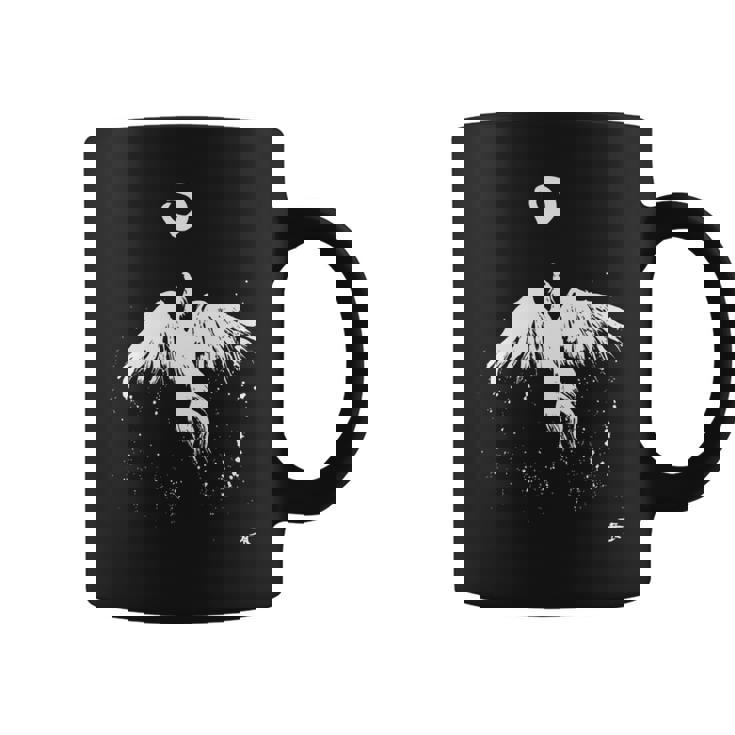 フェニックス 火の鳥の復活 キム・ディアス・ホルム 絵 インクアート Phoenix Bird Kim Holm 長袖tシャツ コーヒーマグ