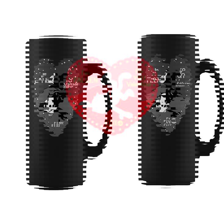 フェリックス・ザ・キャット・ヴァレンタイン・フォー・ユー 長袖tシャツ コーヒーマグ