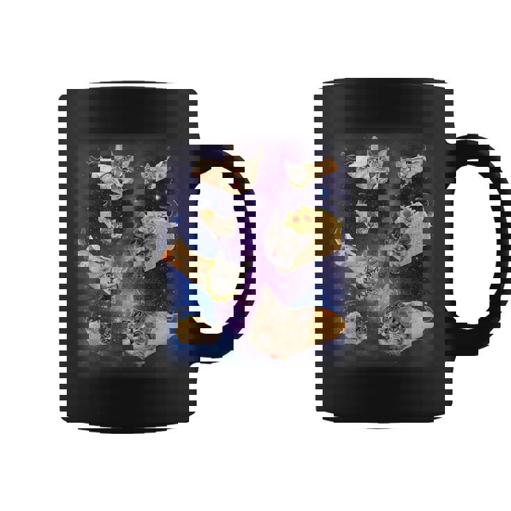 ブリトー猫とタコスキャット 宇宙 ギャラクシー ミーム タコキャット 愚かな コーヒーマグ