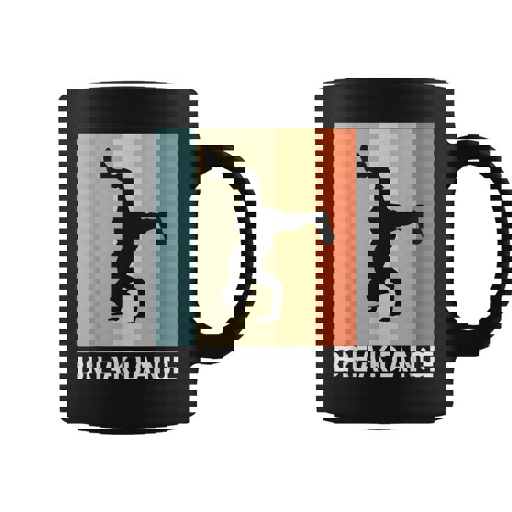 ブレイクダンス I レトロ I ダンサー ヒップホップダンス ブレイクダンス コーヒーマグ