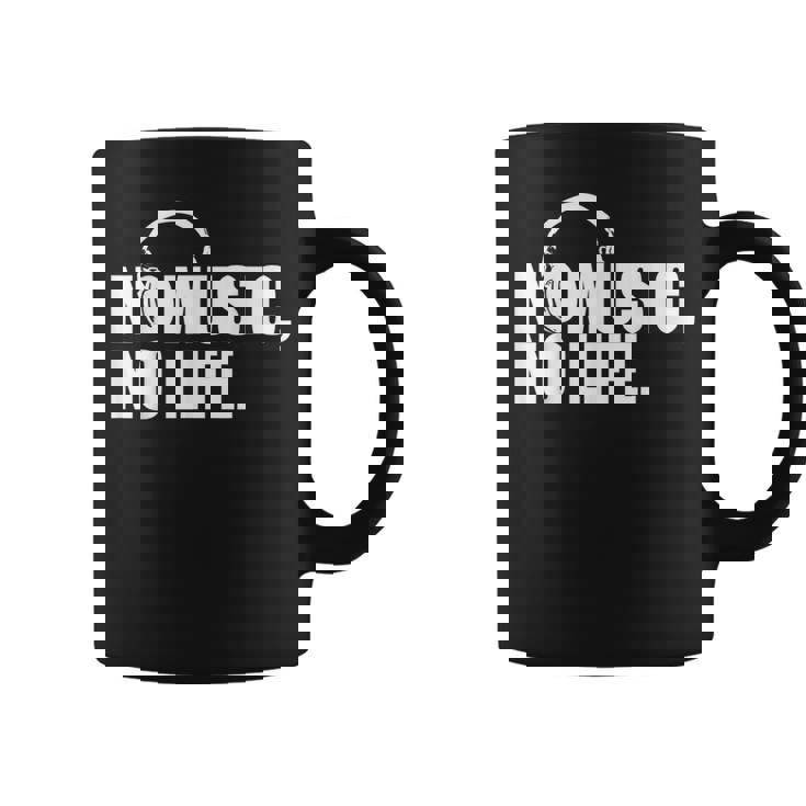 ヘッドホン No Music No Life Music Lover コーヒーマグ