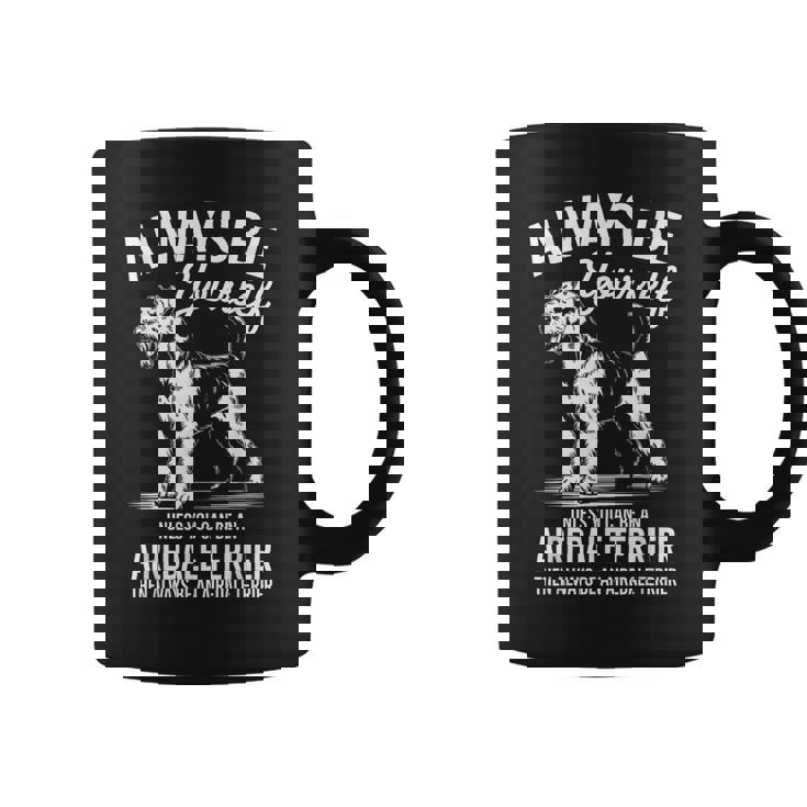 ベイ・アン・エアデール・テリア、ファニー・エアデール・テリア コーヒーマグ