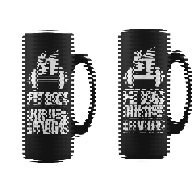 ペット 犬 ドリンク コーヒー リフト ウェイト 面白い ジム ワークアウト コーヒーマグ