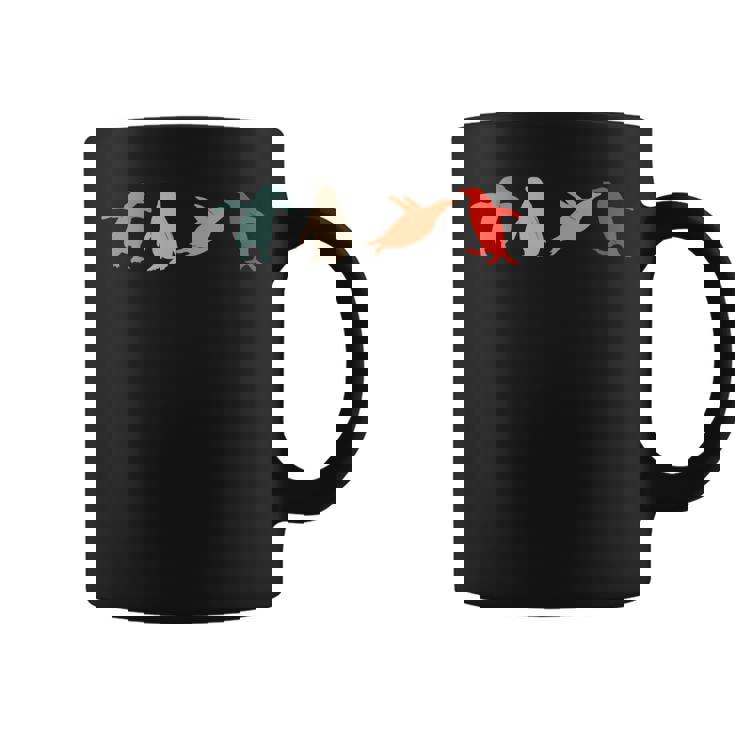 ペンギンペンギン アニマルラバーズ レトロペンギン 長袖tシャツ コーヒーマグ