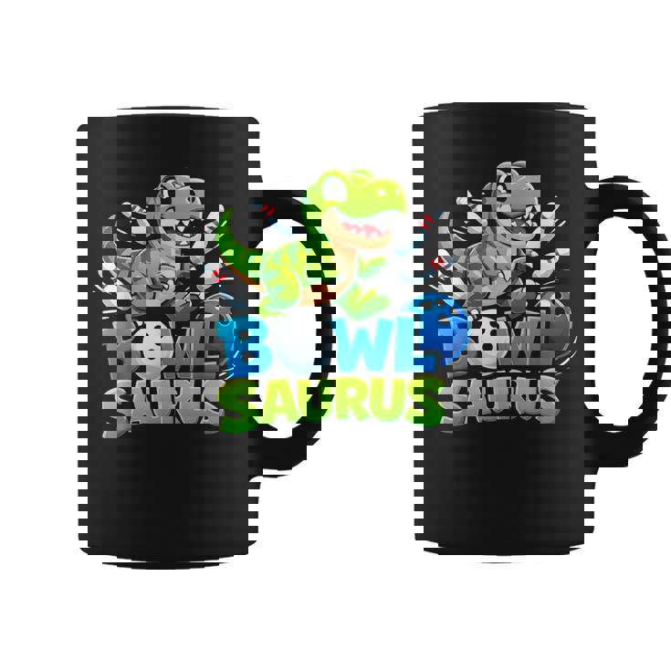 ボウリング 恐竜 Tレックス キュート グラフィック キッズ 幼児 男の子 ボウラー コーヒーマグ