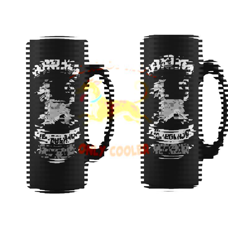 ボルゾイママ、まるで普通のママ専用クーラー-ボルゾイ犬 コーヒーマグ