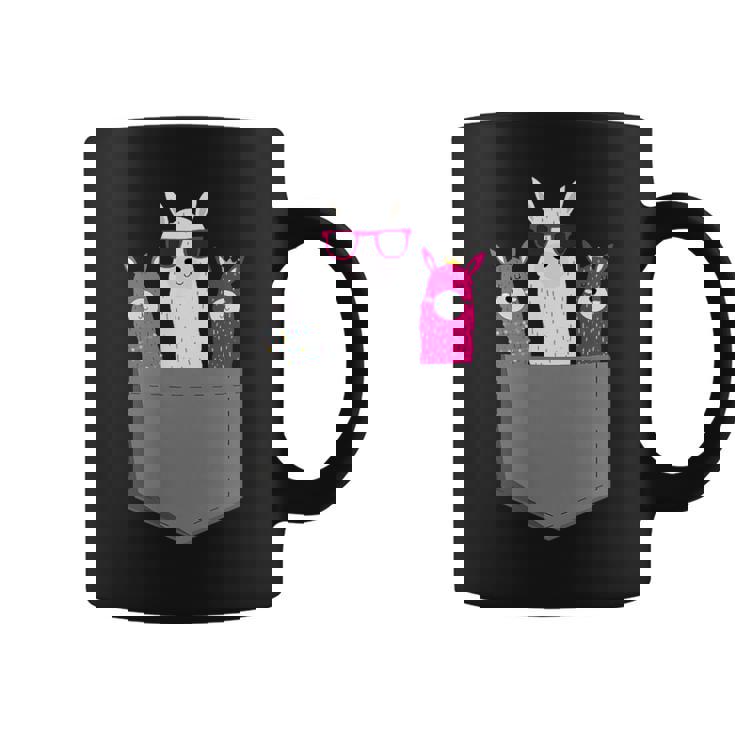 ポケット、アルパカ、ラマのアルパカ。 コーヒーマグ