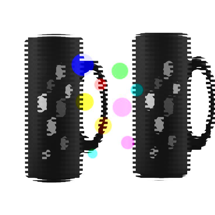 ポップ Dots カラフルドット 水玉【Pop】模様プリント アート おしゃれ コーヒーマグ