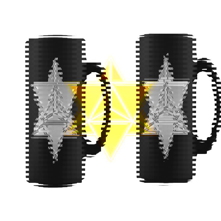 マカバ神聖幾何学ヨガスピリチュアリティ瞑想トレンド コーヒーマグ