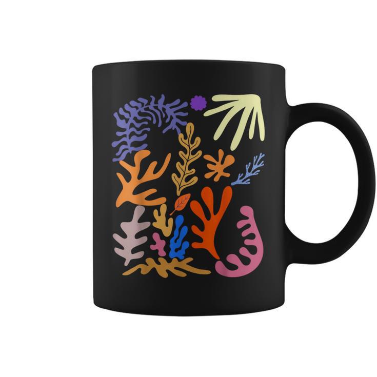 マティス 絵画 美的 花 人工抽象 秋 コーヒーマグ