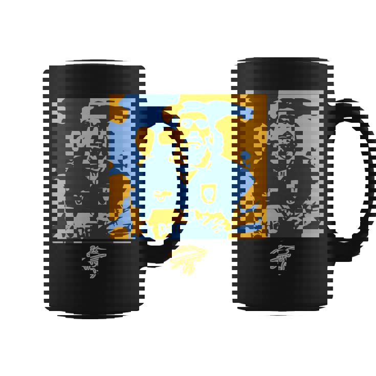 マラドーナボカアブストラクト 長袖tシャツ コーヒーマグ