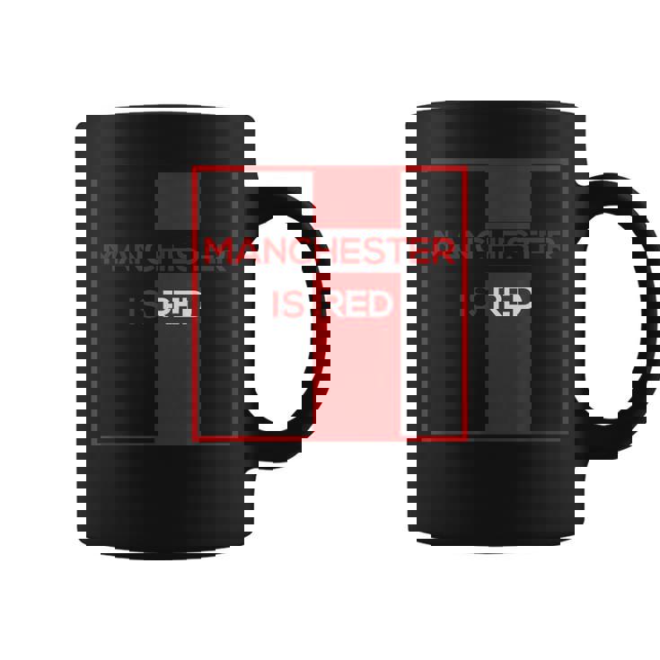 マンチェスター・イズ・レッド・ファニー・ユナイテッド・フットボール・サポーター コーヒーマグ