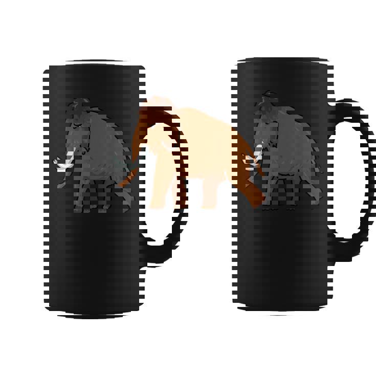 マンモス・ウーリー・エレファント・ビッグ・アイスミュージアム・マンモス・マストドン コーヒーマグ