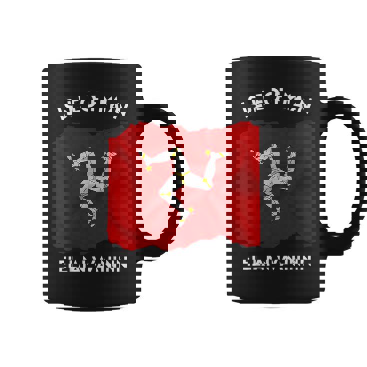 マン島国旗 マンクス語「エラン・ヴァンニン」トリスケリオン コーヒーマグ