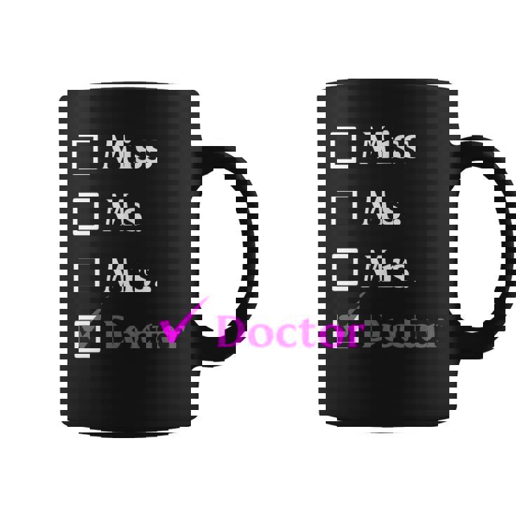 ミス・ミセス・ドクター コーヒーマグ