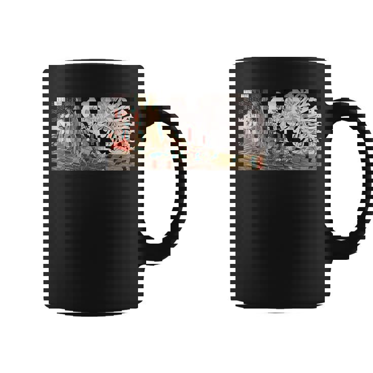 ミツクニ スケルトンスペクターに逆らう 歌川国芳作 コーヒーマグ