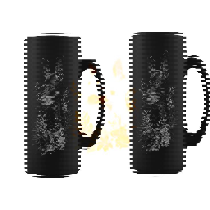 ミニチュアピンシャー 犬モチーフ ペットアート ミニチュアピンシャー コーヒーマグ