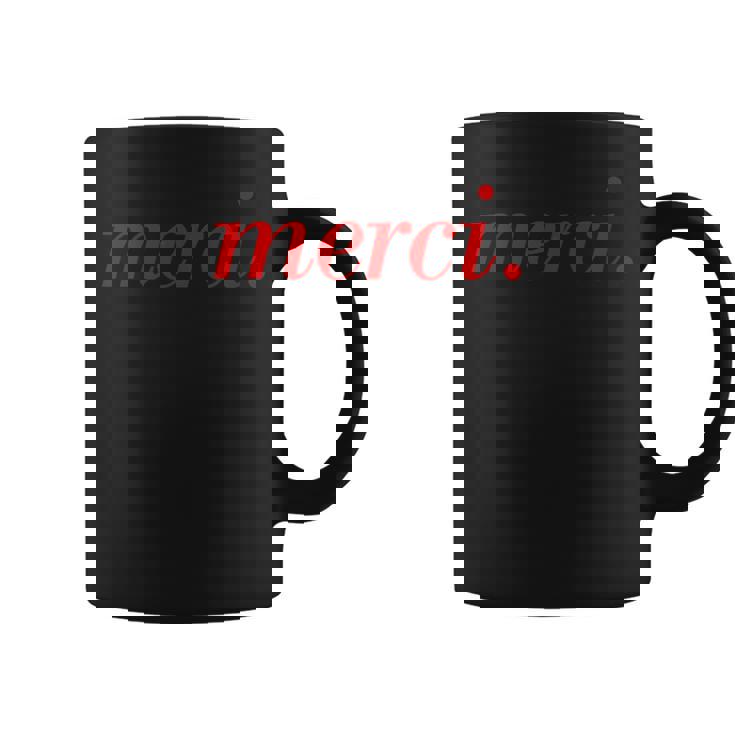 メルシーフランス語フランス旅行パリ。 コーヒーマグ