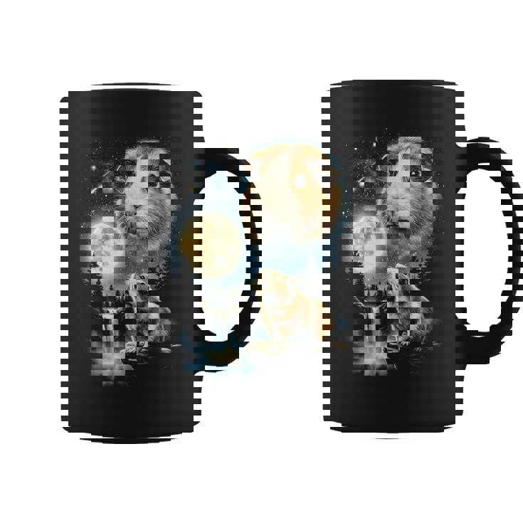 モルモット ハウリング トゥ ザ ムーン ミーム 面白い 90年代 モルモット 長袖tシャツ コーヒーマグ