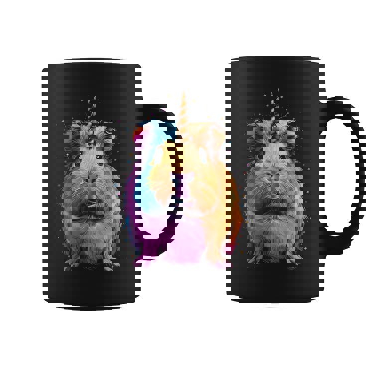 モルモット ユニコーン ギニコーン 面白い ペット モルモット好き 長袖tシャツ コーヒーマグ