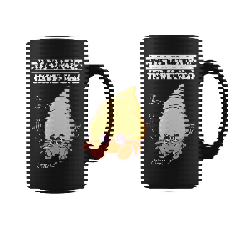 ヤドカリの解剖学 面白い カワイイ ヤドカリ チビ コーヒーマグ