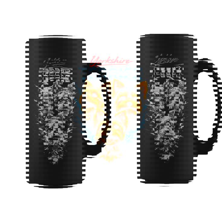 ヨークシャーテリア ヘビーメタル 犬 ブーツレッグスタイル ヨーキー コーヒーマグ