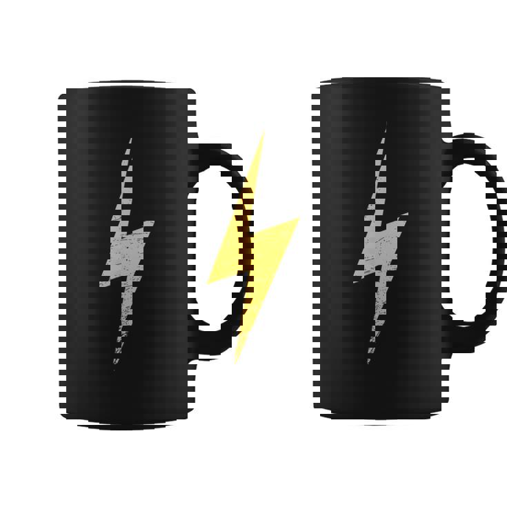 ライトニングボルトグランジを使用したミニマリストデザイン。 コーヒーマグ