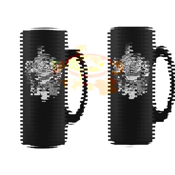 ラーメン 寿司 シェトランド シープドッグ コーヒーマグ