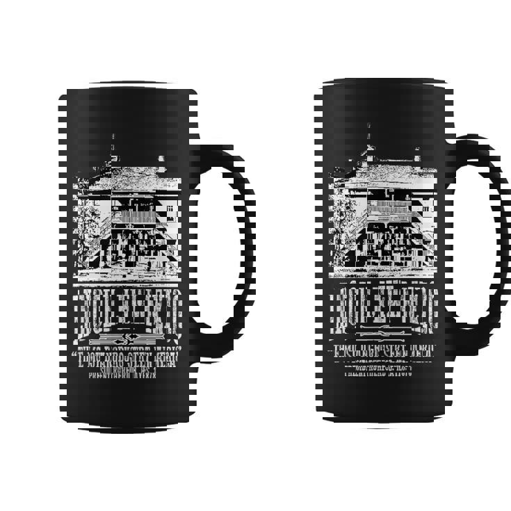 リンカーンニューメキシコ旧裁判所ビリー・ザ・キッド・エスケープス コーヒーマグ