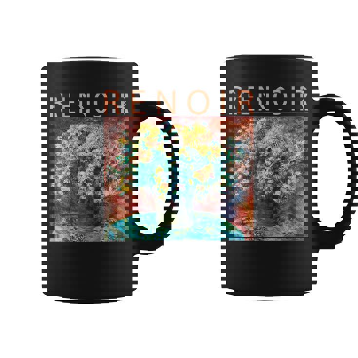 ルノワール 面白いtシャツ 名作アート 菊の花 絵画 メンズ レディース 面白い 服 美術 おもしろ コーヒーマグ