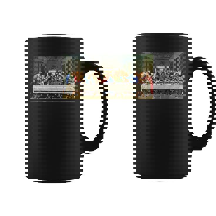 レオナルド・ダ・ヴィンチによる最後の晩餐1495 長袖tシャツ コーヒーマグ