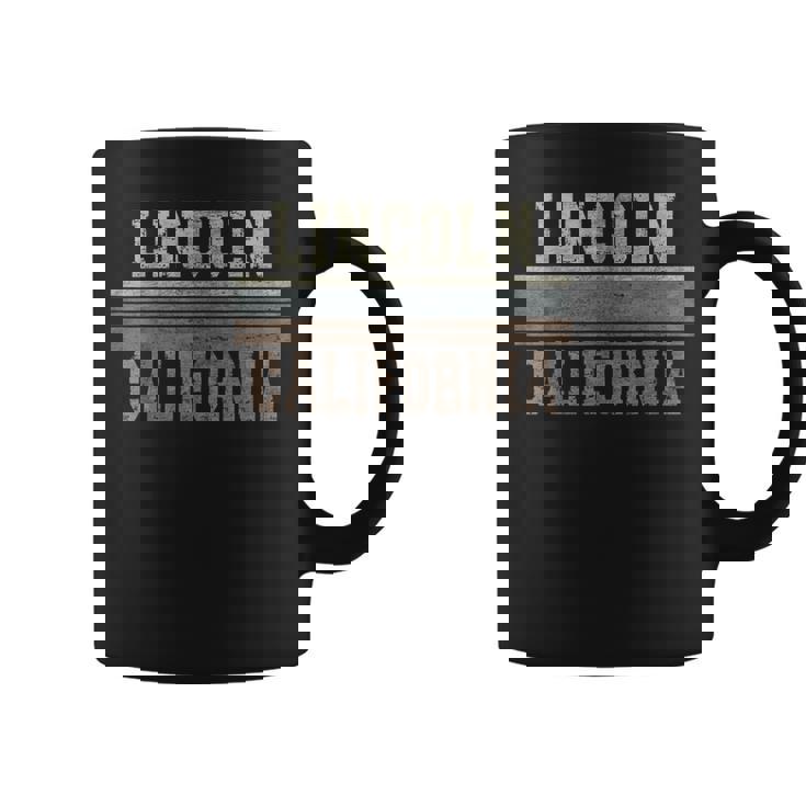 レトロ リンカーン カリフォルニア コーヒーマグ